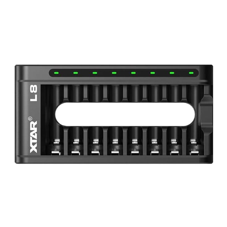 XTAR USB punjač AAA/AA Li-ion i Ni-MH akumulatora do 8 kom.