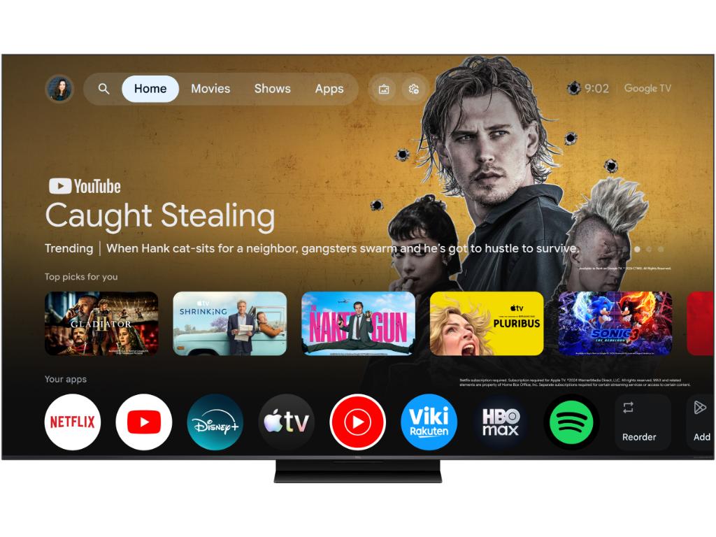 Televizor TCL 75C7L/SQD-MiniLED/75"/4K UHD/144Hz/Google TV/Bang&Olufsen/crna
