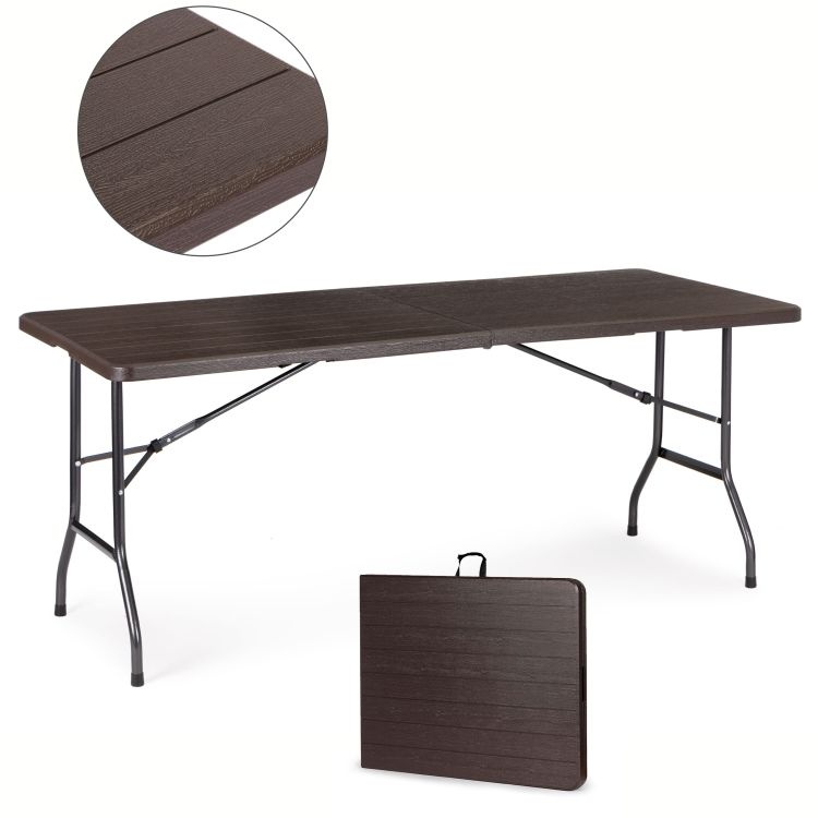 Sklopivi sto za proslave 180 cm Brown ModernHome