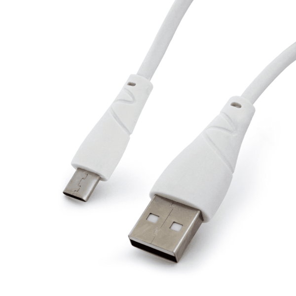 Kućni punjač 2.1A sa USB na Type C kablom CE beli