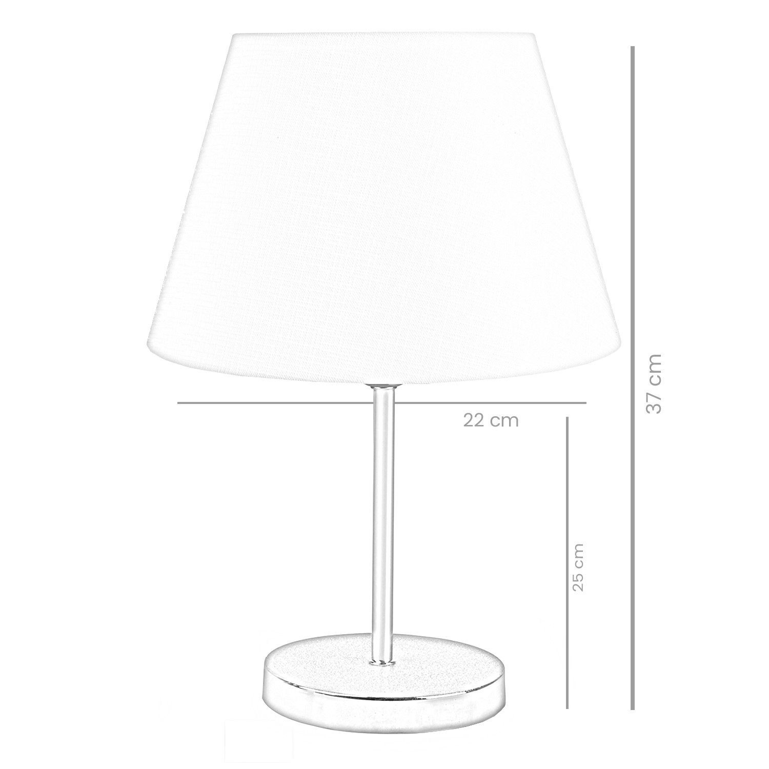 Stona lampa AYD - 1977 Krem