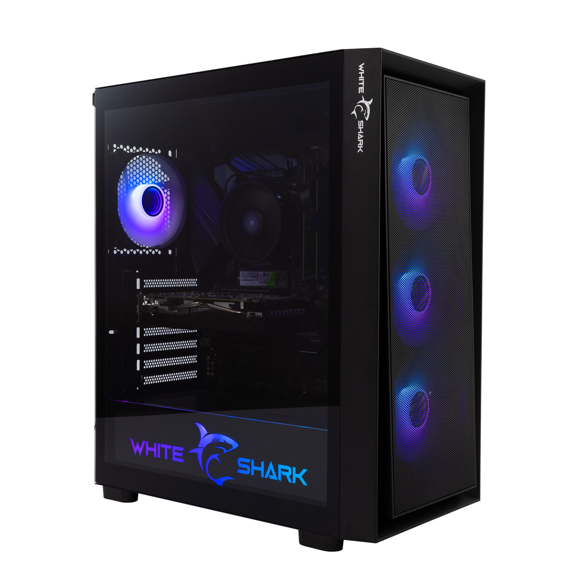 WS GCC 2401 WARHEAD - 3 Black, 4 Fans PC CASE