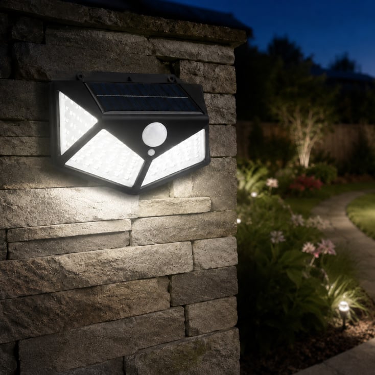 Solarni LED reflektor sa PIR senzorom 15W 130lm