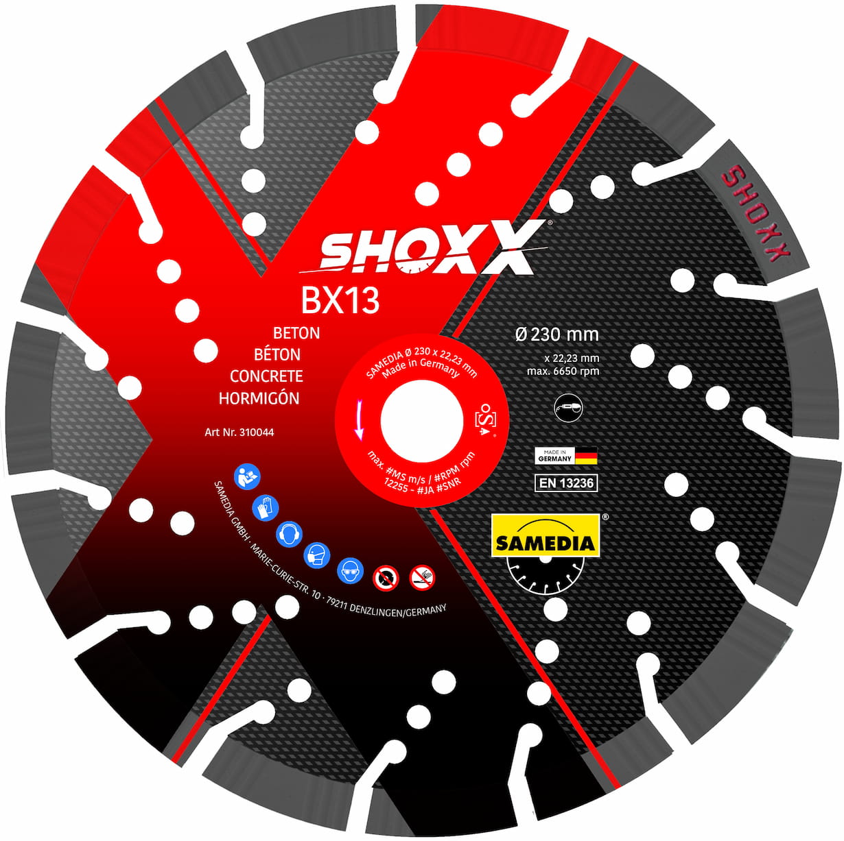 SAMEDIA SHOXX BX13 Dijamantska ploča