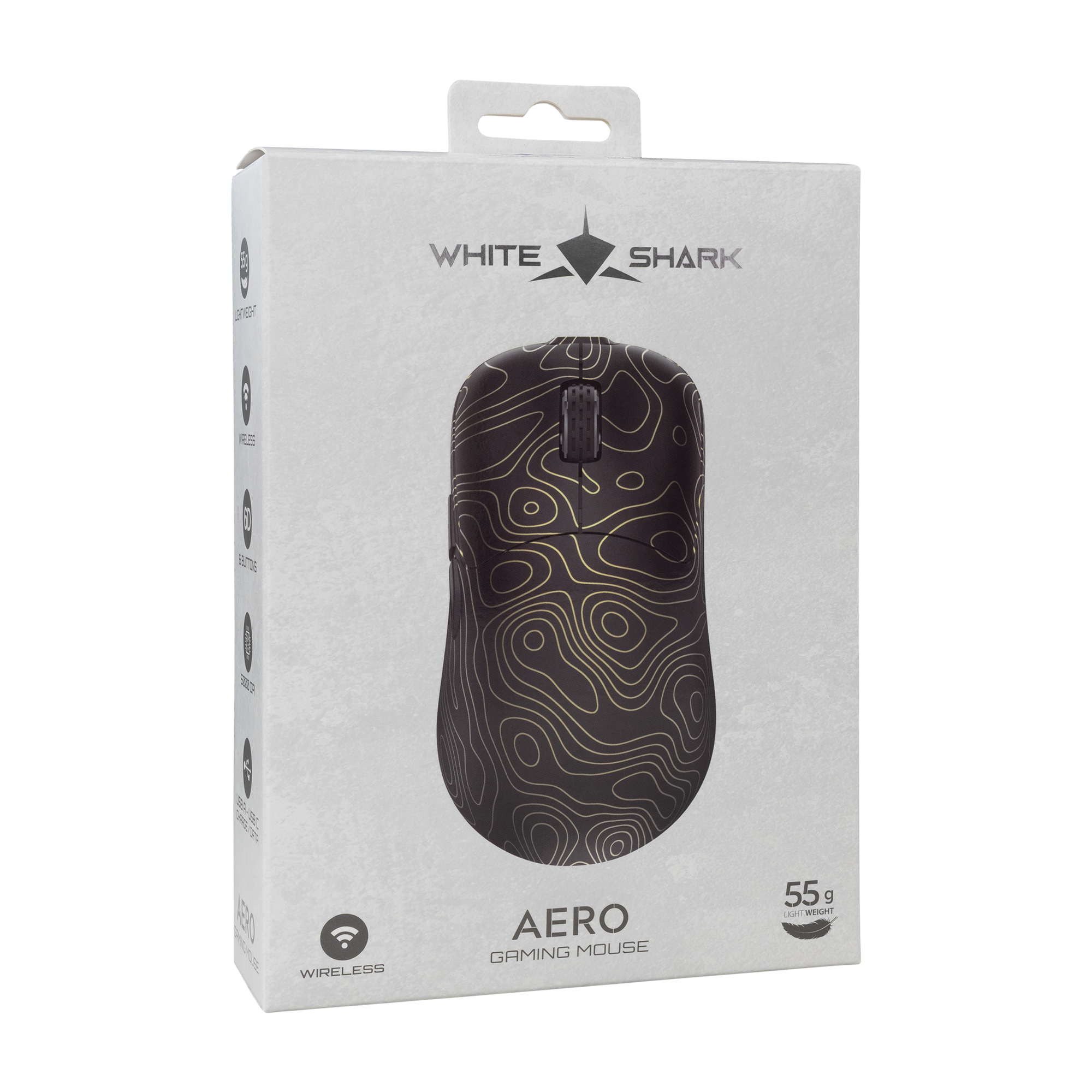 WS WGM 5015 AERO Wireless Mouse B/G