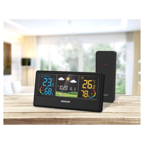 Smart meteorološka stanica SENCOR SWS 4100 B crna