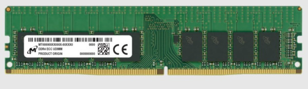 RAM Micron 16GB DDR4 2Rx8 UDIMM 3200MHz MTA18ASF2G72AZ-3G2R1R