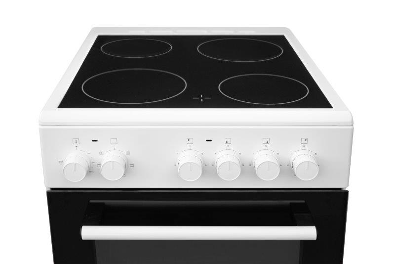 Šporet TESLA CV5400SW staklokeramika/A/43L/ventilator/83x50x55cm/bela