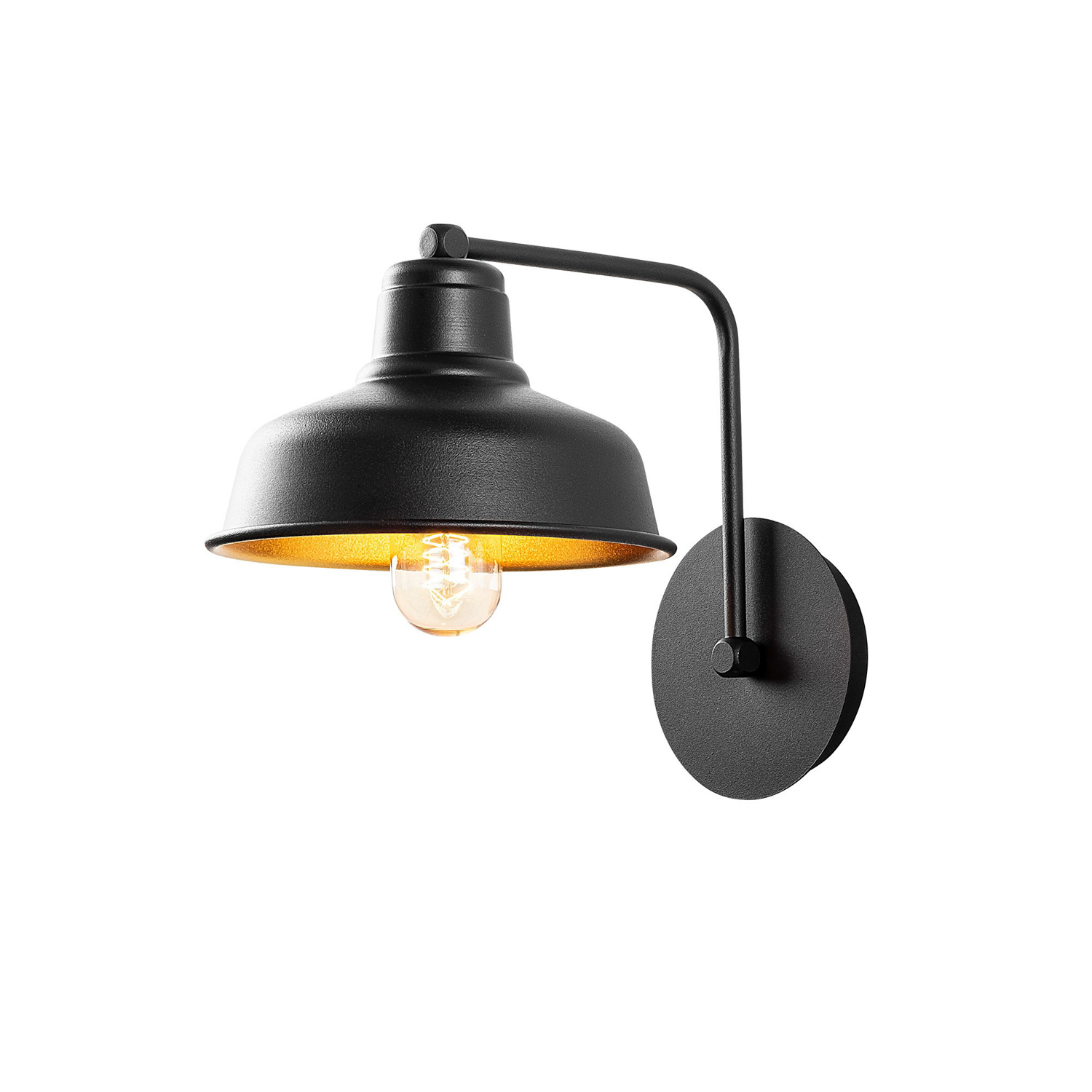 Zidna lampa Berceste - 181BLACK-A Crna