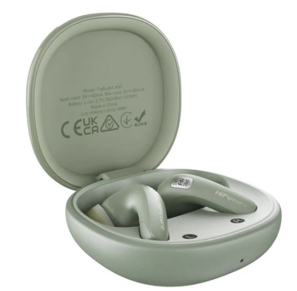 Slušalice sa mikrofonom HiFuture FlyBuds4 ANC zelene