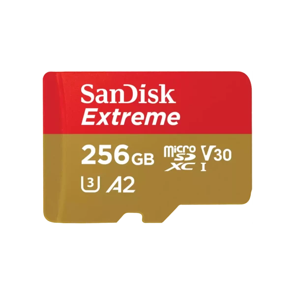 SanDisk SDXC 256GB Extreme micro 190MB/s UHS-I Class10 U3 V30+Ad