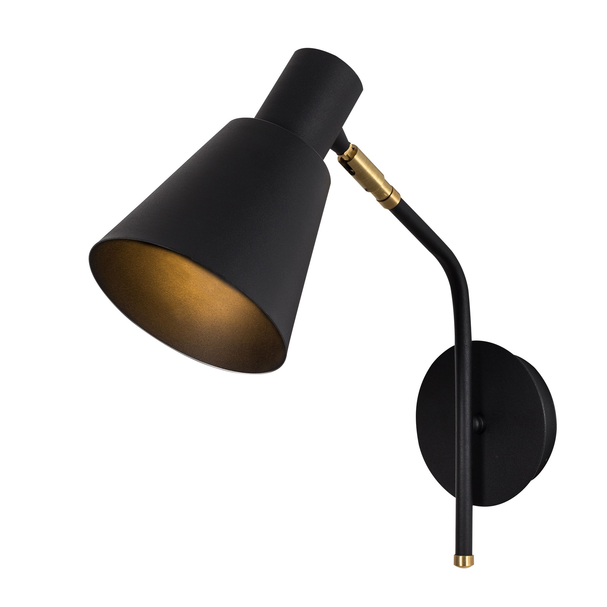 Zidna lampa Sivani - MR-664 Crna, Zlatna