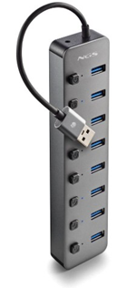 NGS HUB IHUB8 8 port + AC adapter