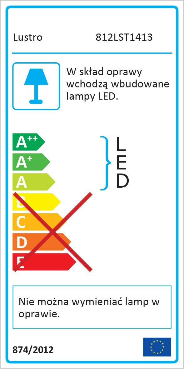 Stona lampa KN13 Braon, Zlatna