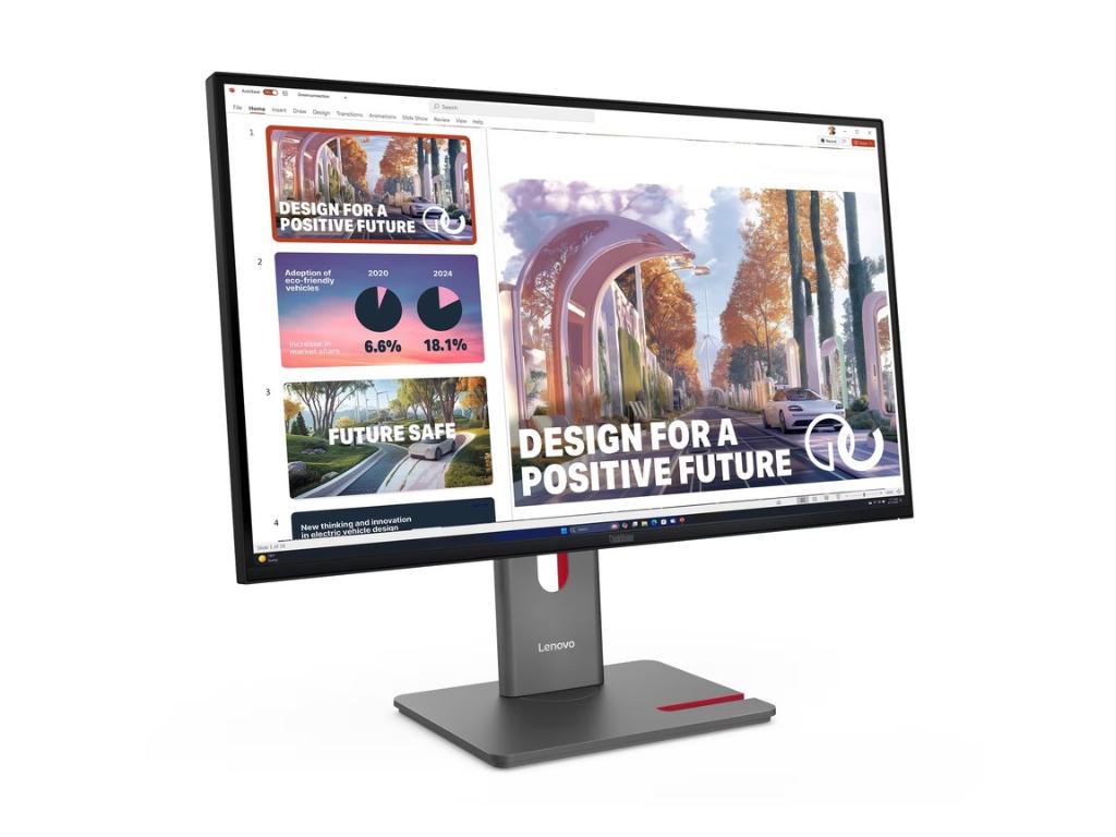 Monitor LENOVO ThinkVision P27QD-40 27"/IPS/2560x1440/120Hz/4ms/USB-B,USB-C 140W,USB-C,4xUSB-A,HDMI,