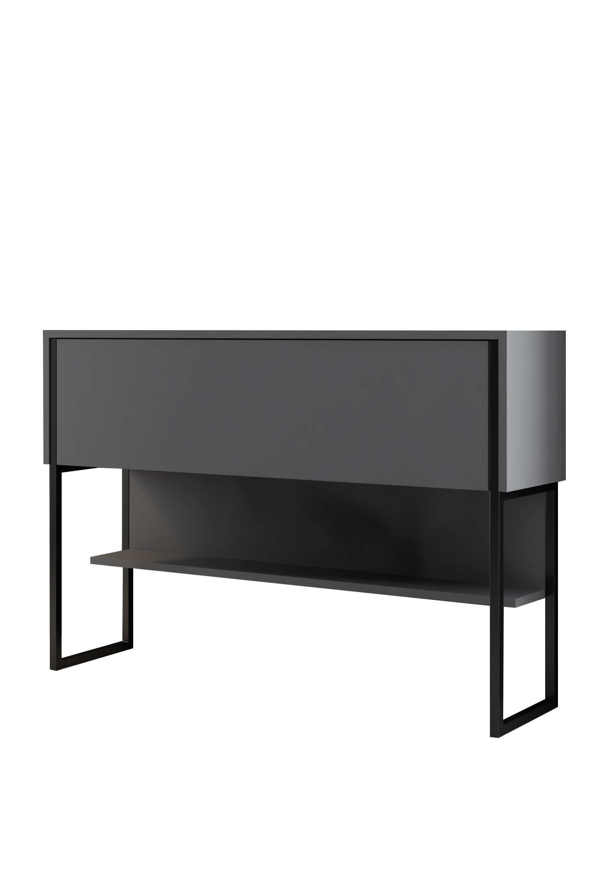 Komoda sa fiokama Luxe - Crna, Antracit