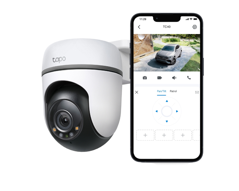 TC40 Outdoor Pan/Tilt Security Wi-Fi Camera