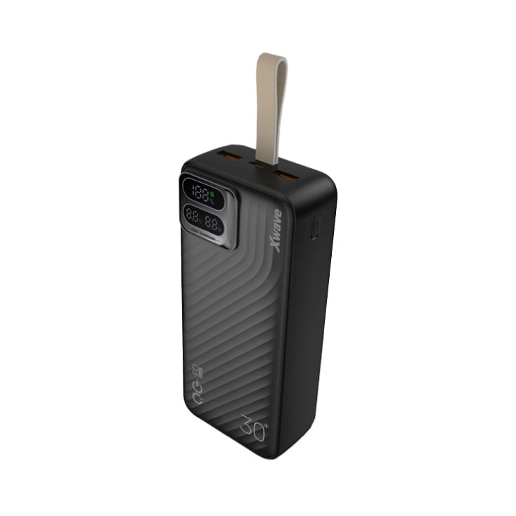 Xwave power bank eksterna baterija 30000mAh/65W/PD3.0/QC3.0/3A/2 xUSB/Type-C