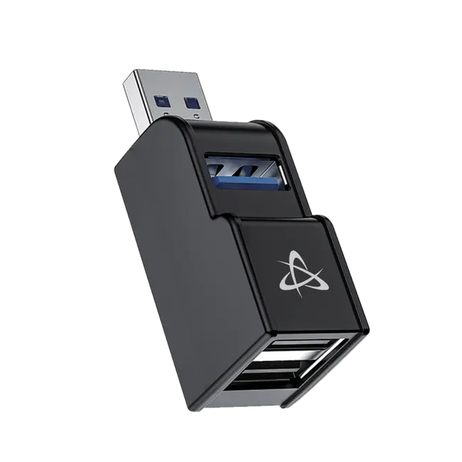 S BOX H 606, USB 3 Portni HUB 3.0, Black