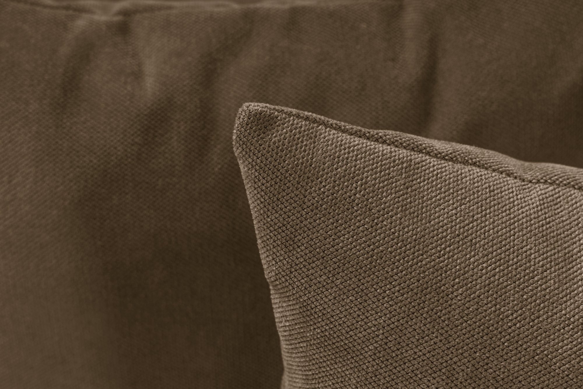Ugaona garnitura Sora (L1-O1-O1-1R-POUFFE ) - Braon