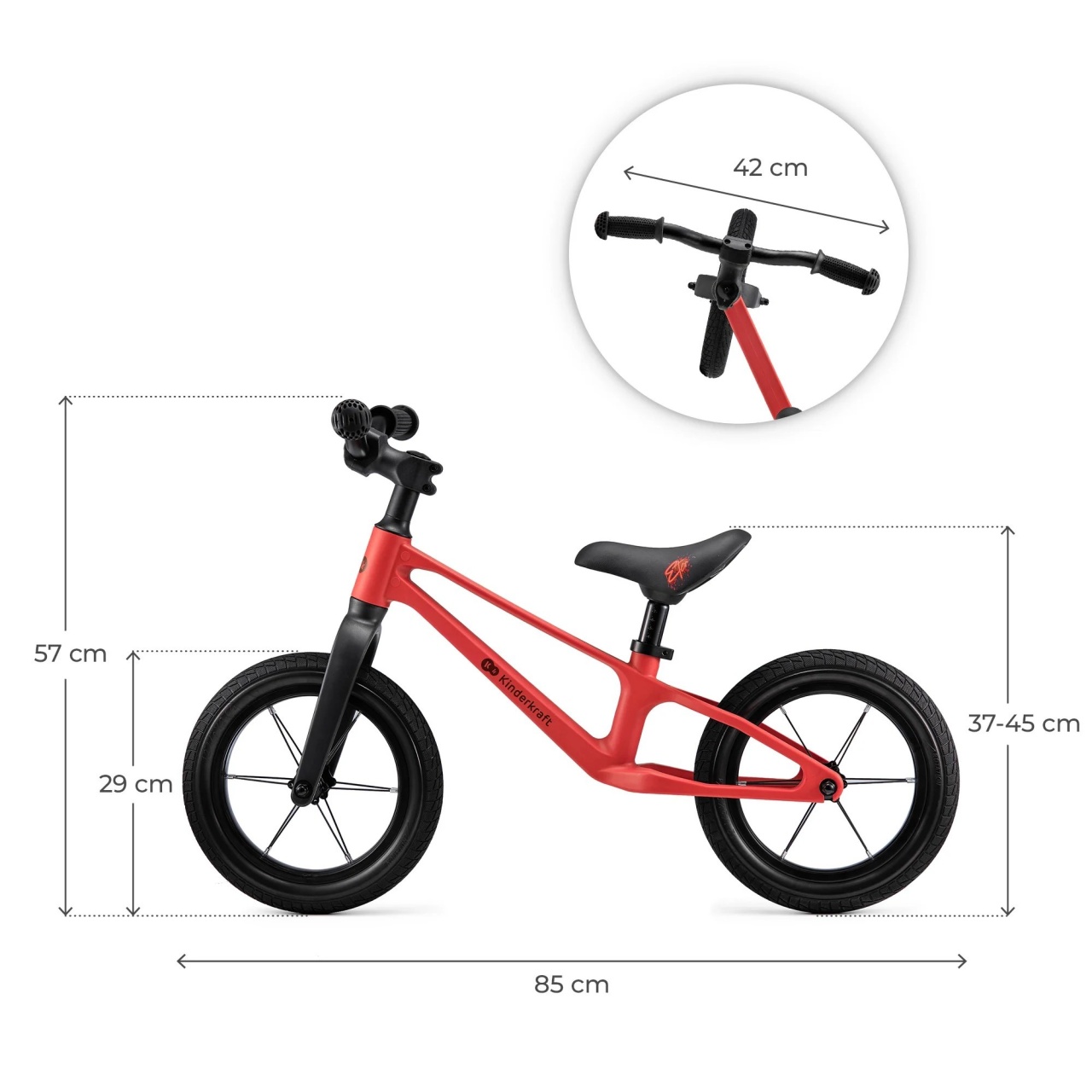 KINDERKRAFT BICIKL GURALICA ETER RED