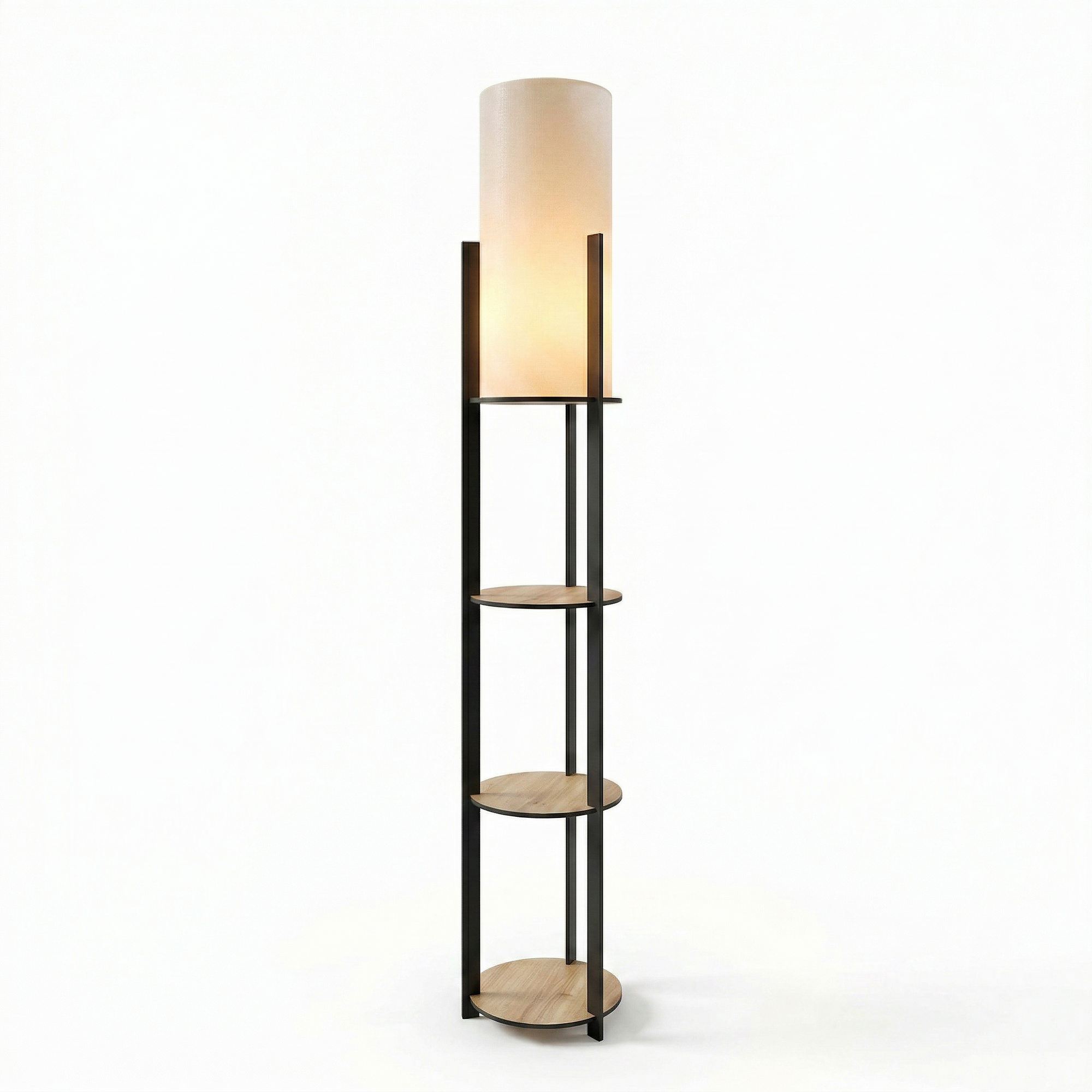 Podna lampa Radiante - Hrast