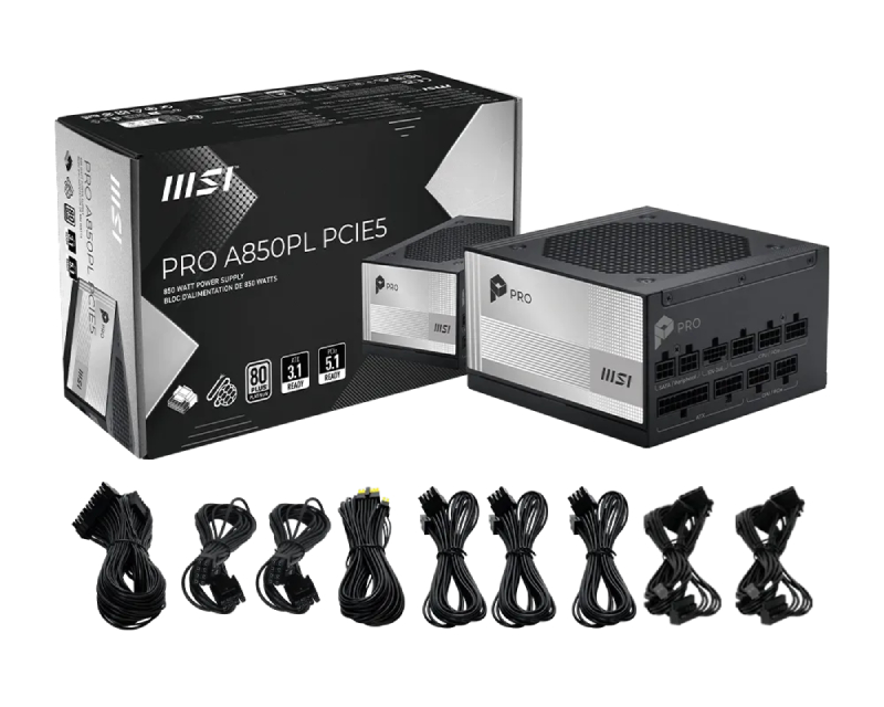 PRO A850PL PCIE5 850W napajanje 7Y