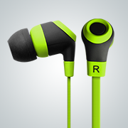 READY2MUSIC Headset In Ear Roxy, green/black