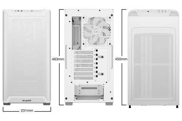 Kućište Be Quiet Pure Base 501 Airflow Window White BGW75