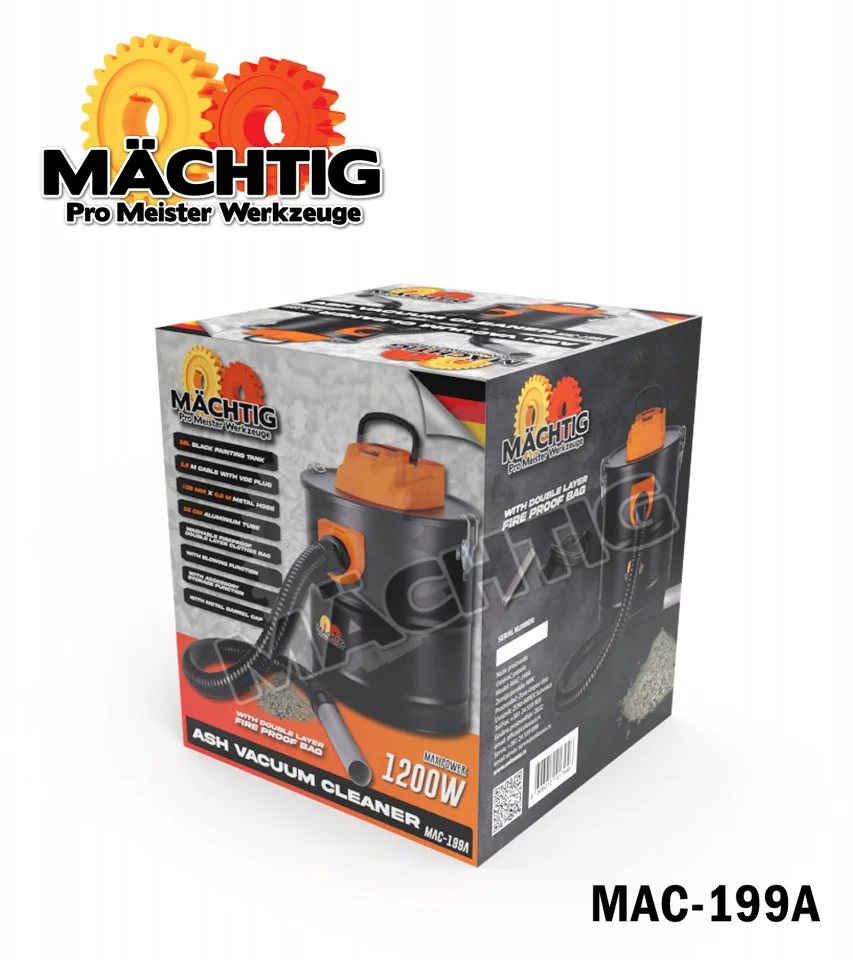 MACHTIG usisivač za pepeo MAC-199A