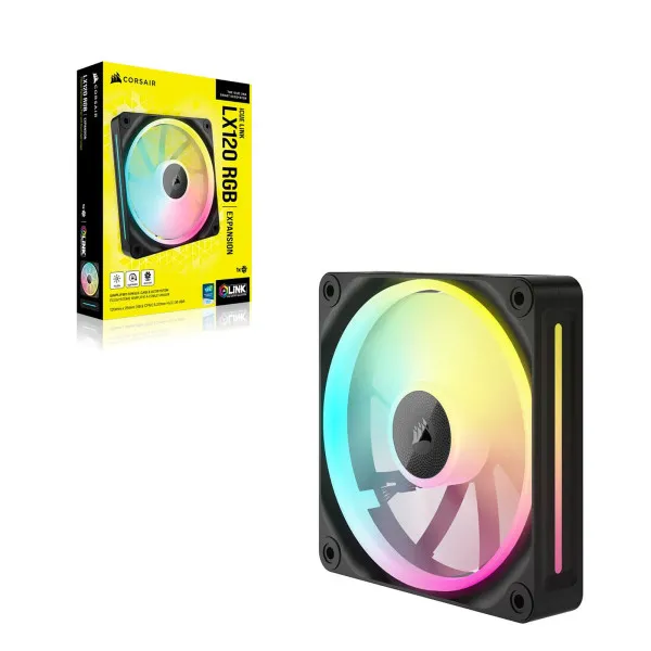 Ventilator Corsair iCUE LINK LX120-R RGB 120mm PWM Reverse Fan, CO-9051049-WW