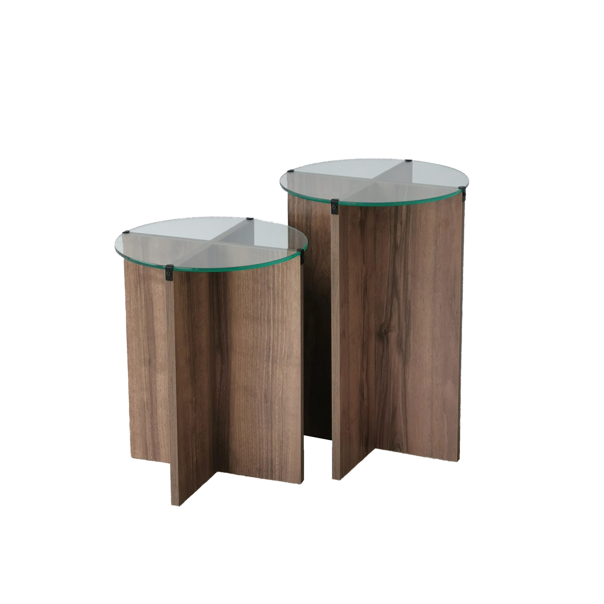 Set stočića (2 komada) Lily - Orah