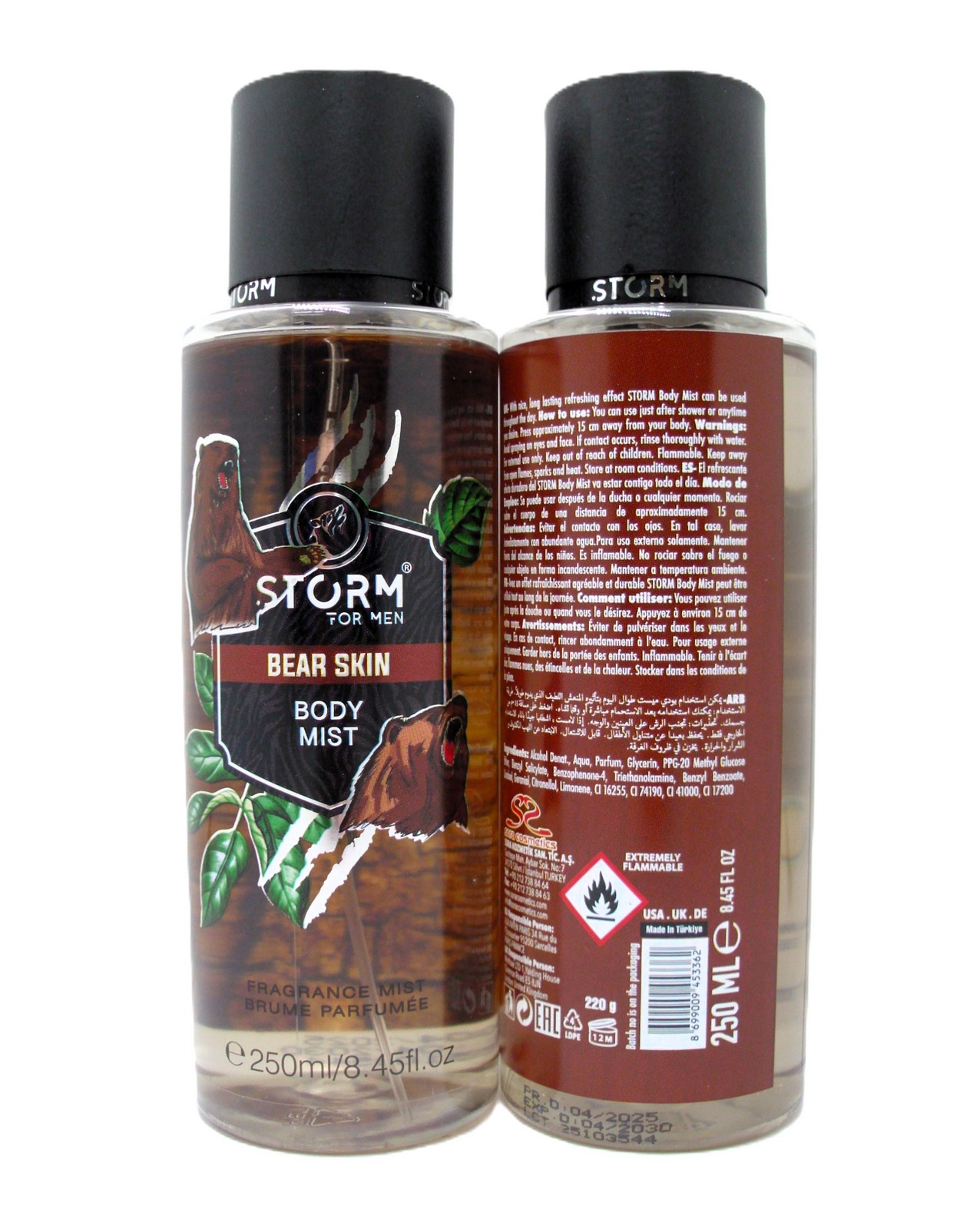 STORM MEN body mist parf. 250ml - Pakovanje od 2