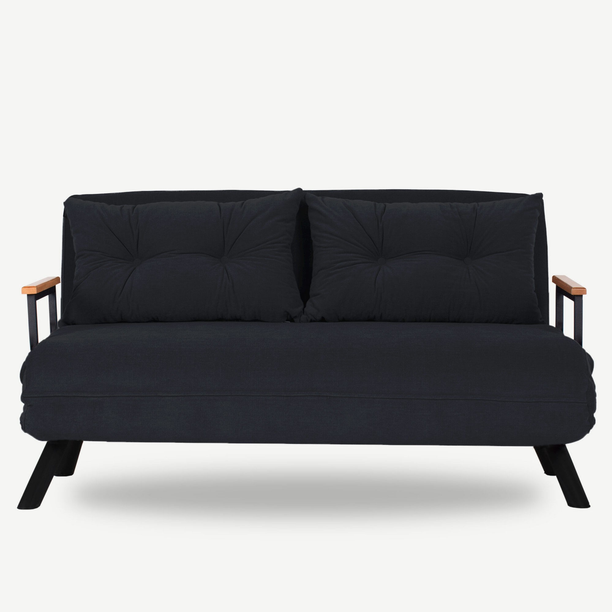 Dvosed na razvlačenje Sando 2-Seater - Crna
