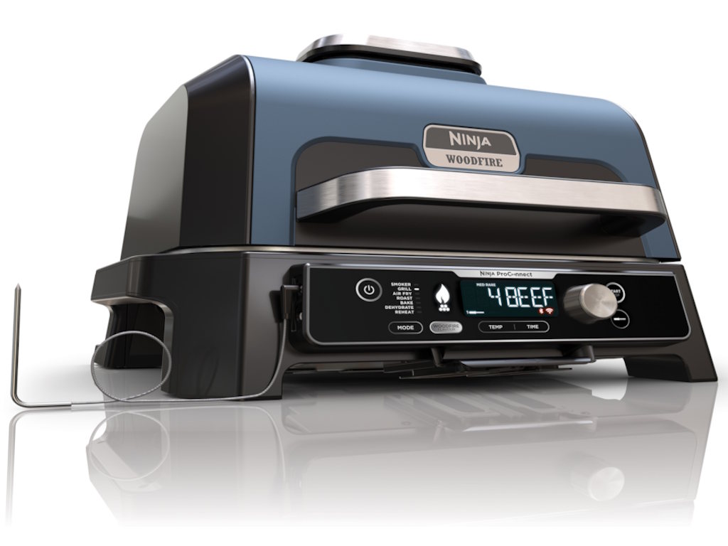 Roštilj NINJA OG901EU Woodfire PRO Connect XL/1700W/plava-crna