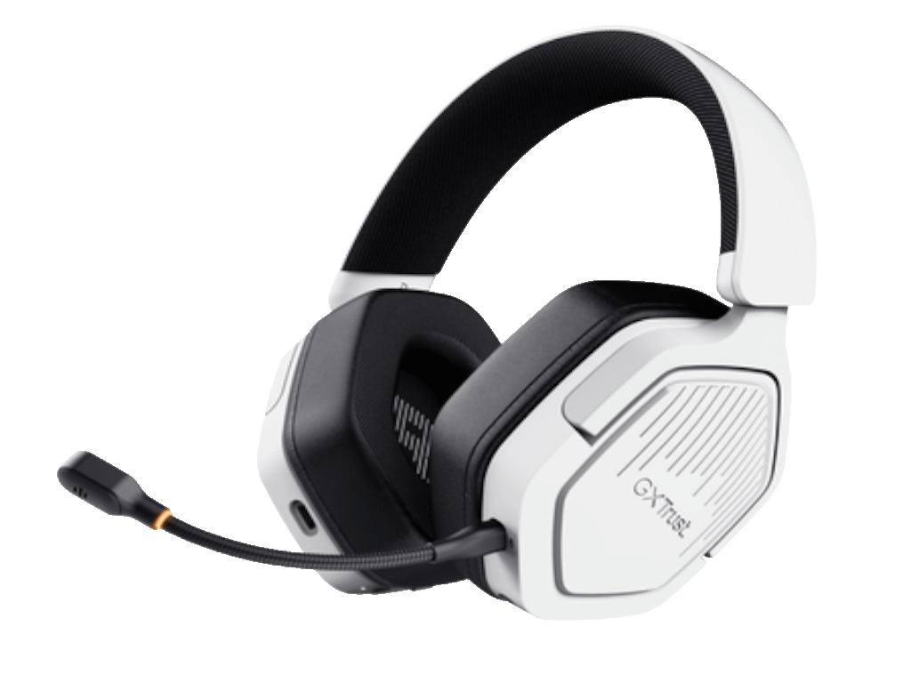 Slušalice TRUST GXT493W CARUS WIRELESS/bela