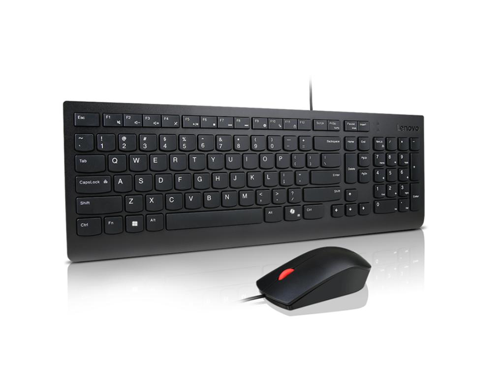 Tastatura+miš LENOVO Essential žicni set/SRB/Cirilica/crna
