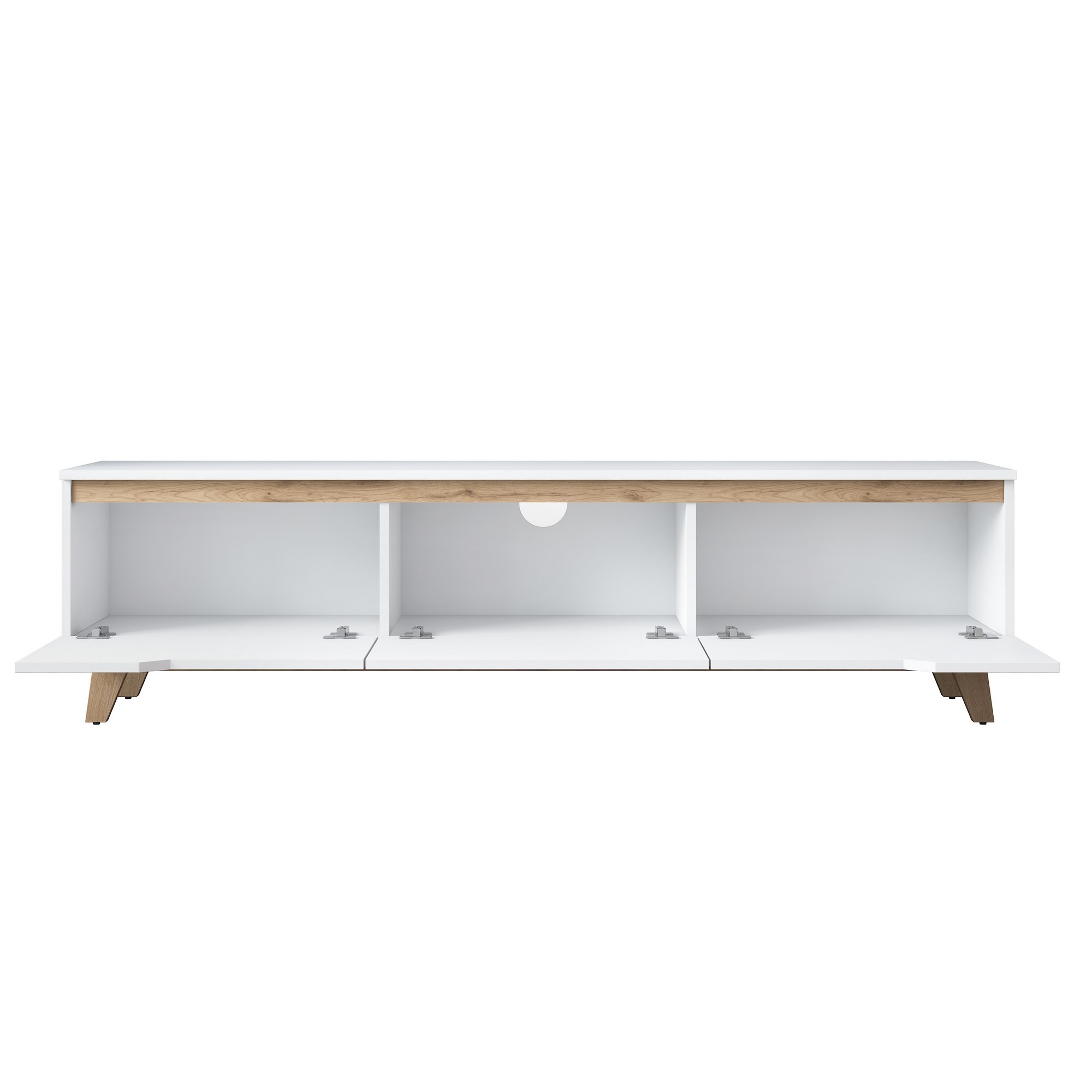 TV komoda D1 - 2472 Bela, Orah