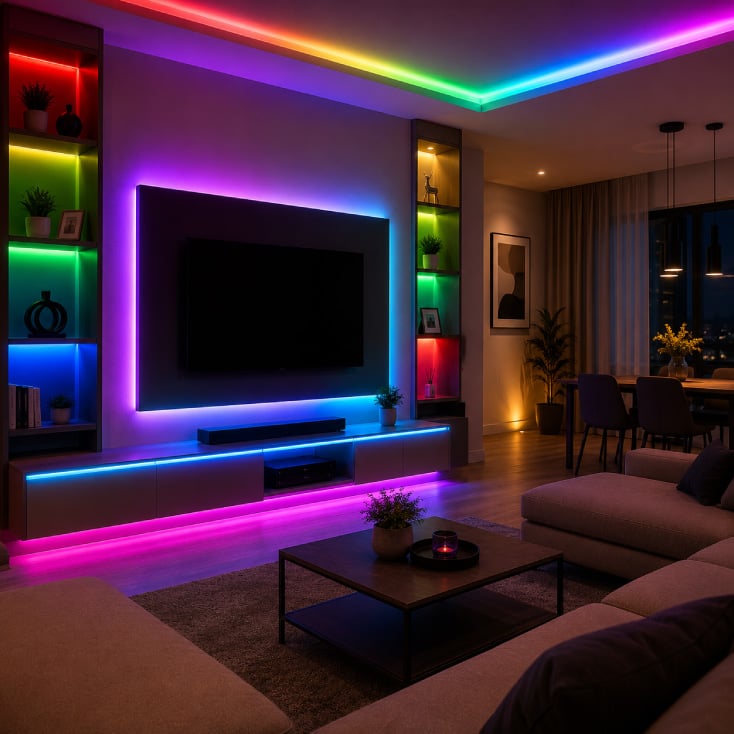LED traka RGB 12V 60xLED/m 400lm IP20