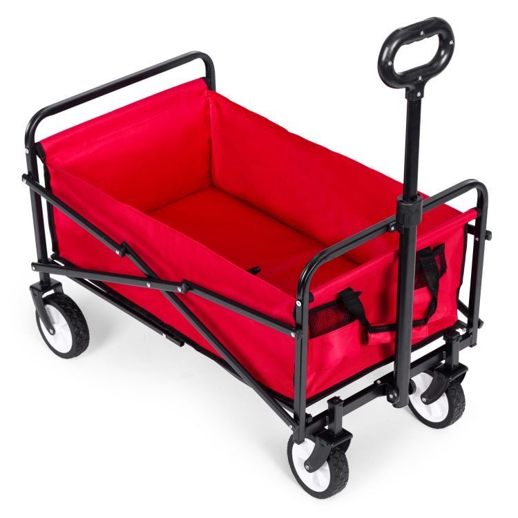 Sklopiva kolica za plažu 48X90cm Red, MultiGarden