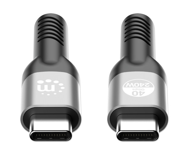 Kabl Manhattan 356374 USB-C M/M 3.1/8K/60Hz/Thunderbolt 4/40Gbps/PD/1m