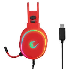 Slušalice žične gaming Rampage ROGUE RGB crvene 35132