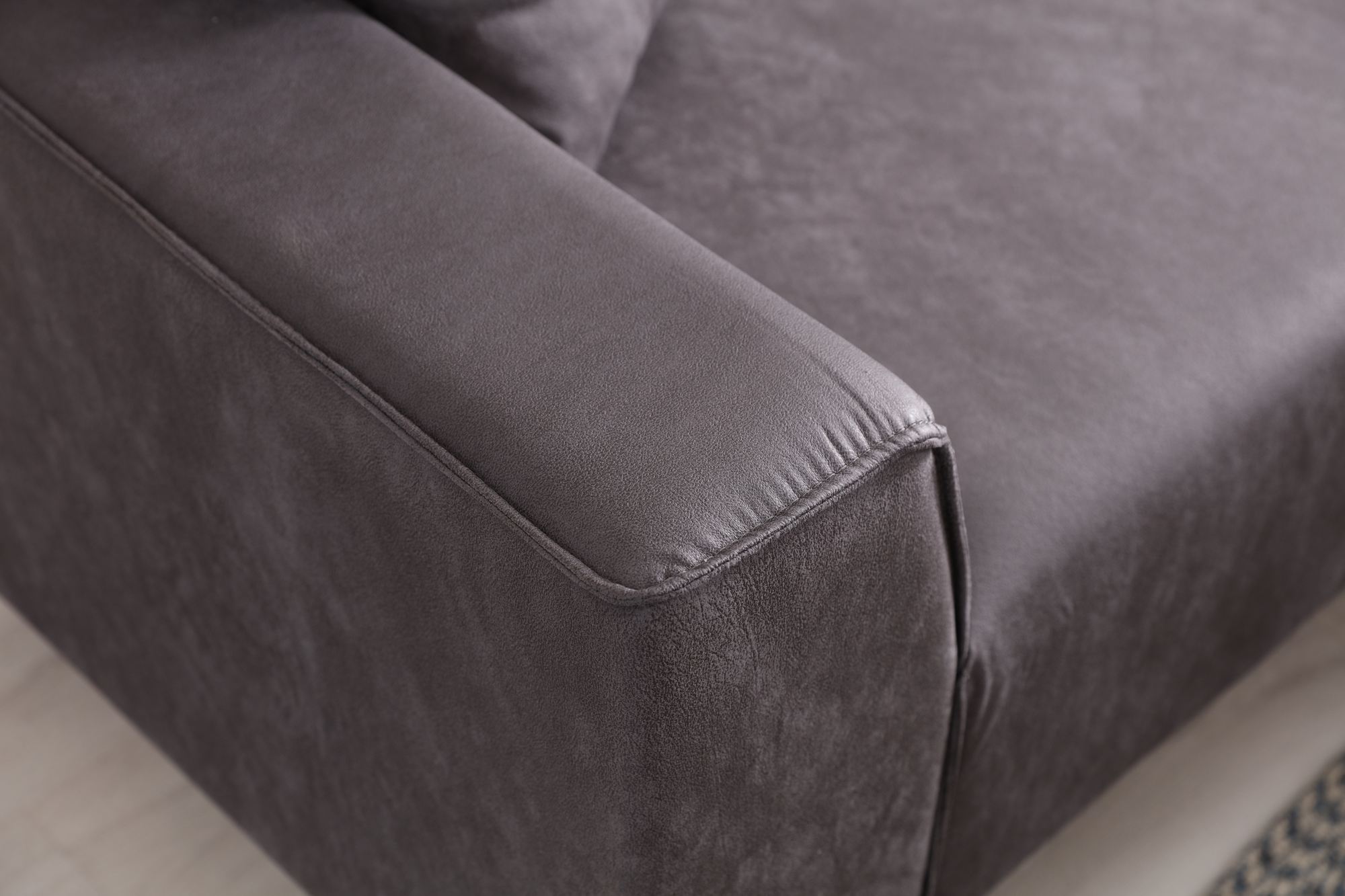 Ugaona garnitura New Petra R Corner - Antracit