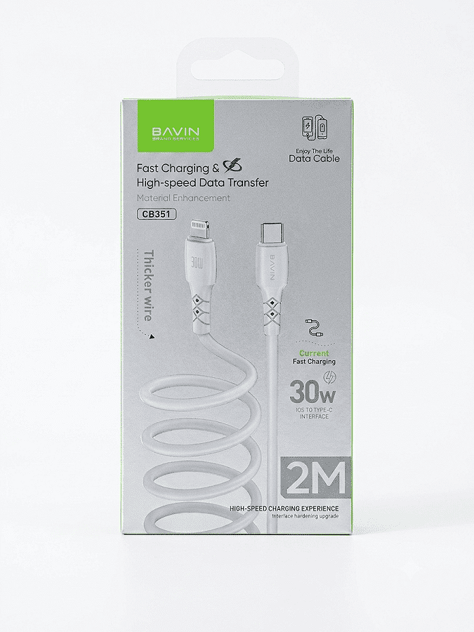 Bavin kabl 30W 2m Type Lightning-Type C CB351