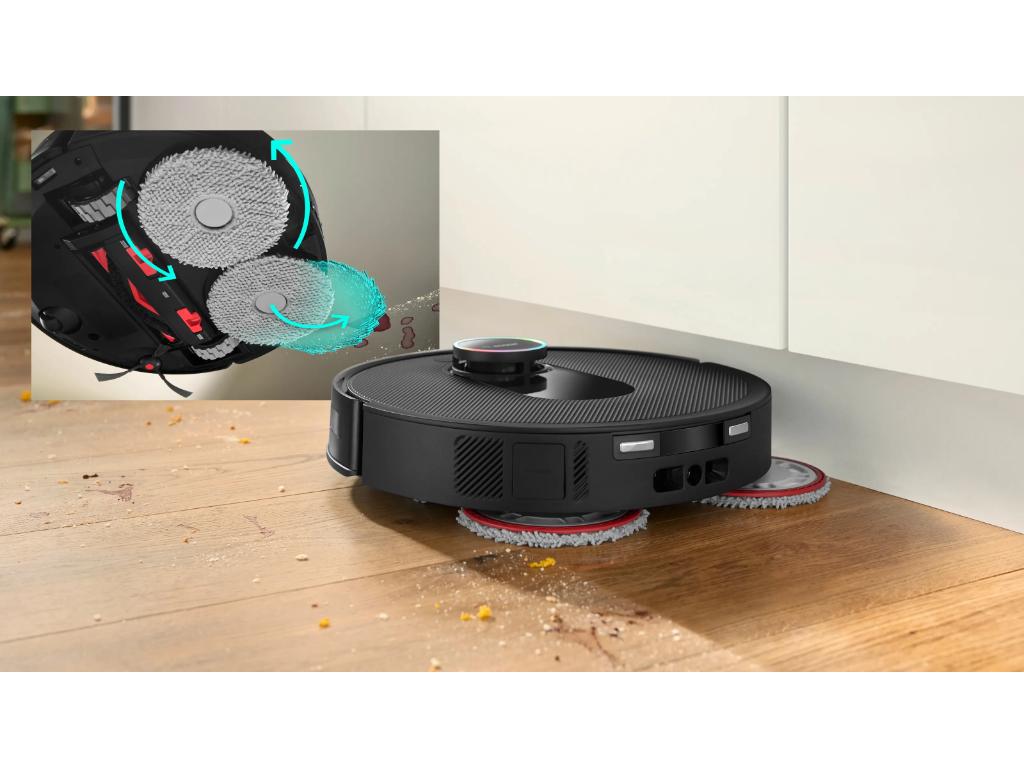 Robot usisivac I mop BOSCH BCRDW3BX/Li-Ion baterija/Home Connect/crna