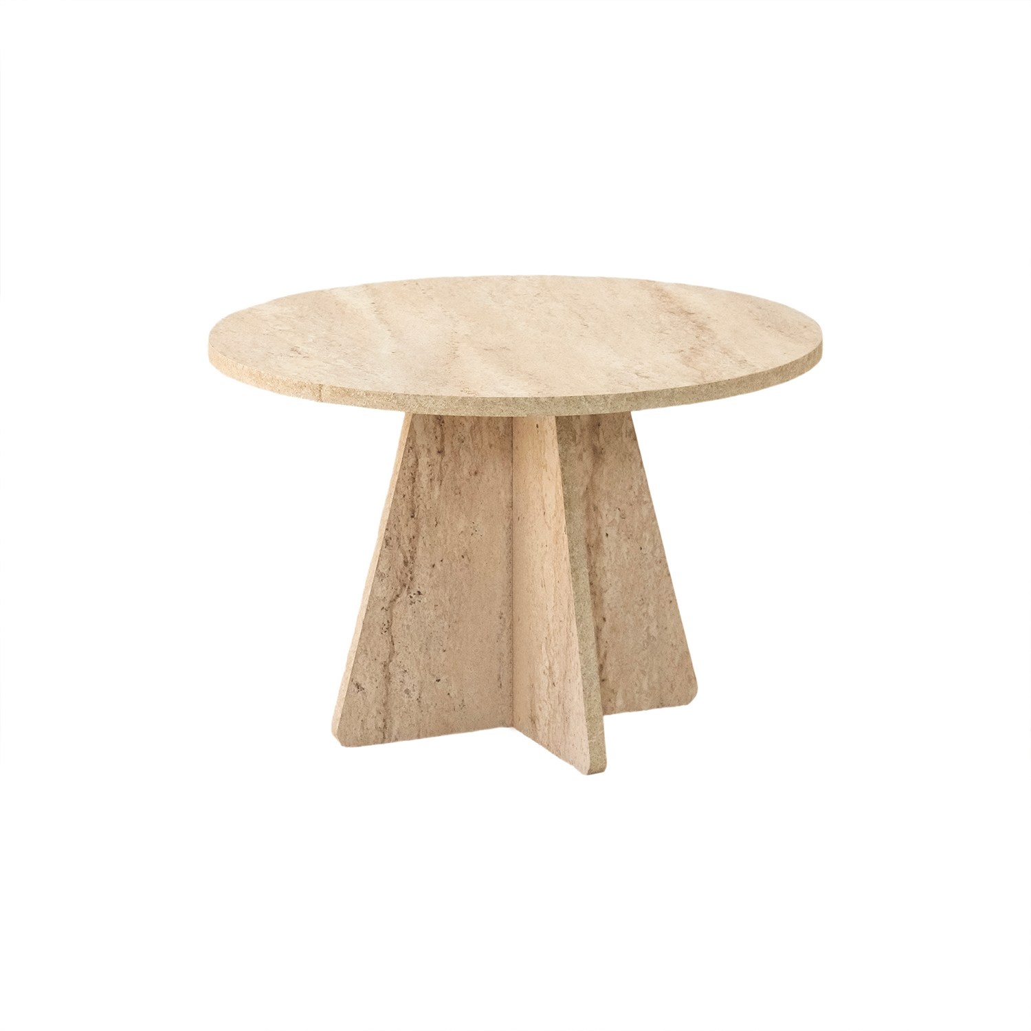 Klub sto Mushroom Travertin