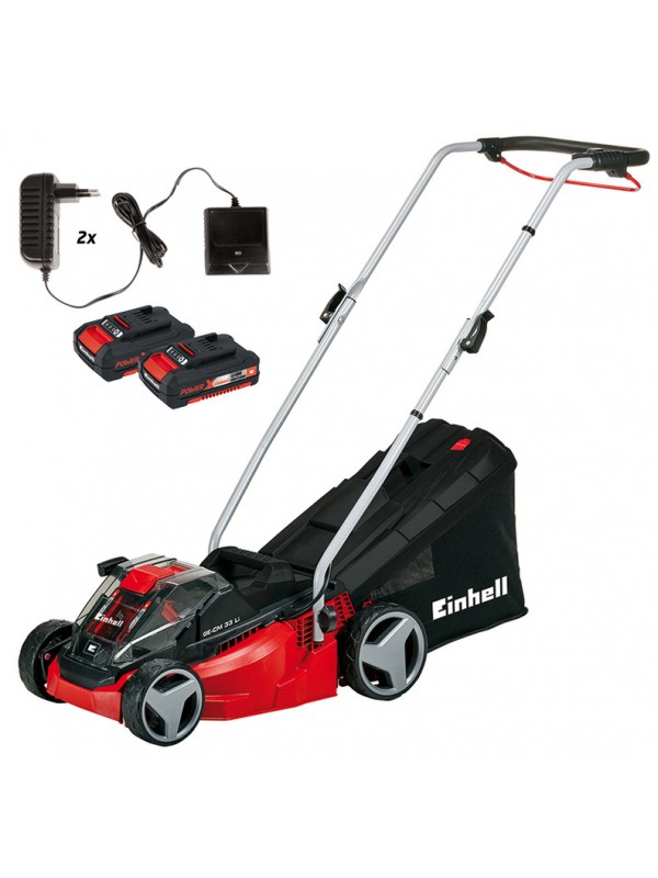 EINHELL Akumulatorska kosilica za travu GE-CM 33 Li Kit, 2x2.0Ah
