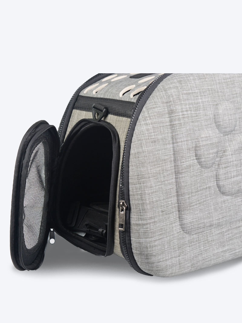 TRANSPORTNA TORBA ZA KUCNE LJUBIMCE LUX DARK GRAY