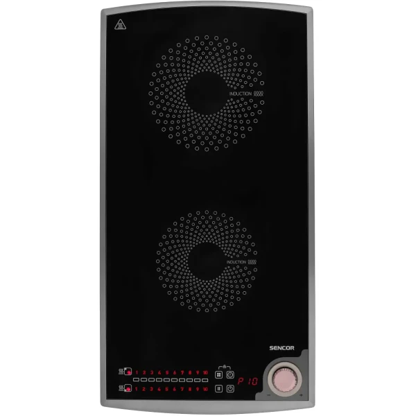 Inudukcioni rešo Sencor SCP 5414GY/dve ringle/snaga 1800+1300W