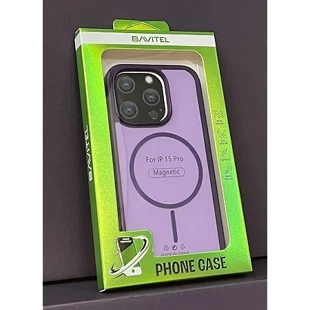 iPhone 15 Pro Bavitel MagSafe ljubičasta
